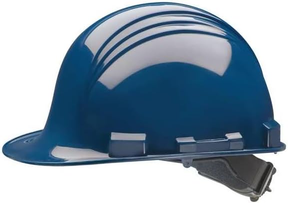 Hard Hat, Polyethylene, 4 Point Ratchet, Type 2, Class E, Navy Blue, Mfr: A89R080000-A