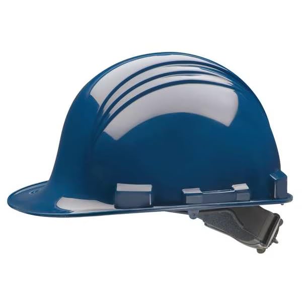 Hard Hat, Polyethylene, 4 Point Ratchet, Type 2, Class E, Navy Blue, Mfr: A89R080000-A