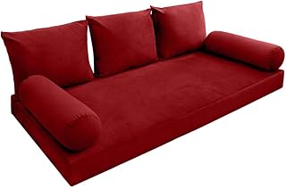 Model V3 Twin Velvet Knife Edge Indoor Daybed Mattress Complete Set AD369