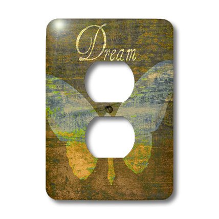 Cache-sortie papillon Bronze pour cacher les defauts de peinture murale
