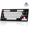 Keychron Q1 HE Wireless Custom Mechanical Keyboard with Hall Effect Gateron Double-Rail Magnetic Switch Rapid Trigger, QMK 2.4 GHz Bluetooth 5.2 RGB Compatible with Mac Windows Linux (Hot-swappable)