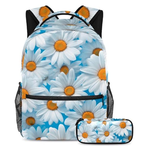 Sac à dos voyage et randonnée multicolore avec trousse scolaire ado