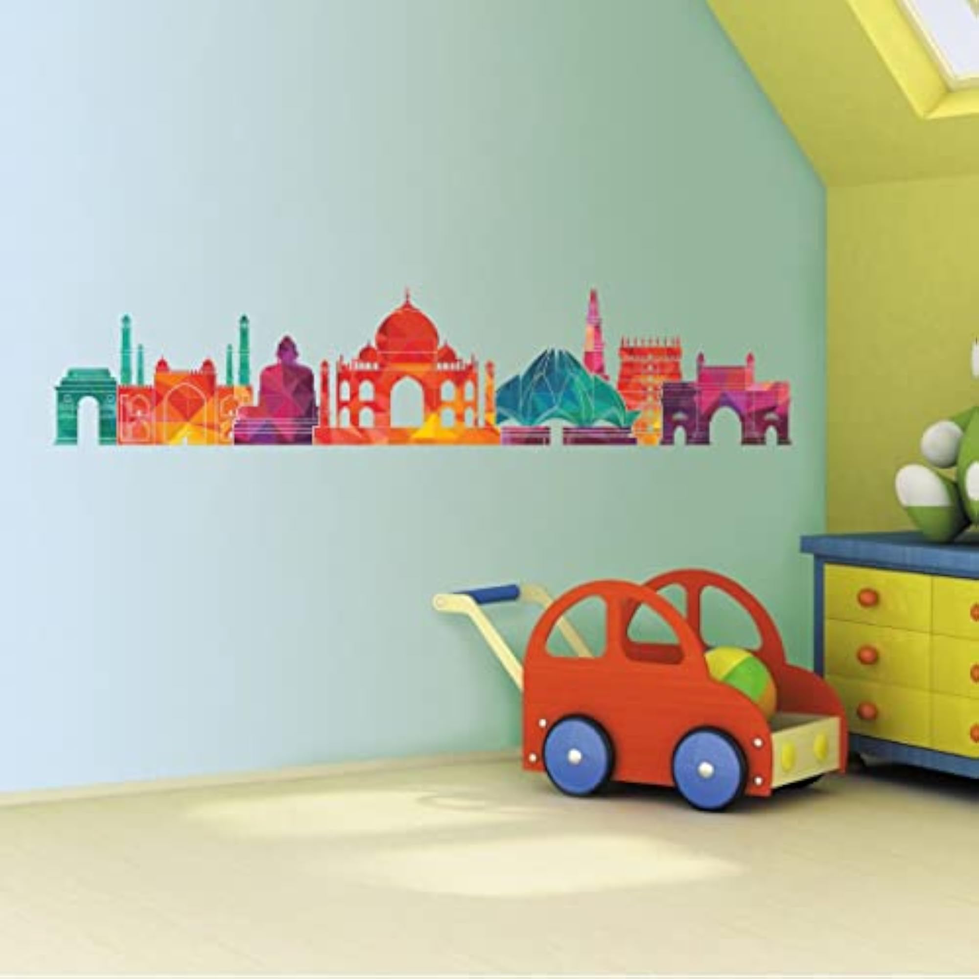 Delight Art Famous Places Design Wall Sticker