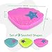 ArtCreativity Sea Shell Water Splash Toys - Set of 3 - Spongy Bath Toys for Kids - Vibrant Colors with Star Accents - Bathtub Toys for Fun in The Tub - Kids Pool Toys and Swimming Pool Accessories