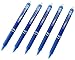 Pilot Frixion Ball Knock Retractable Erasable Gel Ink Pens,fine Point, - 0.5 mm - Blue Ink- Value Set of 5 & 6 Gel Ink Pen Refill Pack
