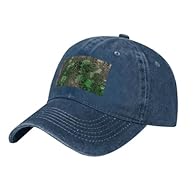 Crisp Denim Profile: This headpiece is crafted from moderate-thickness washed cotton to ensure it stays upright and stylish. This printed classic denim cap offers a single-layer construction that is breathable and comfortable for all-day use Clear Si...