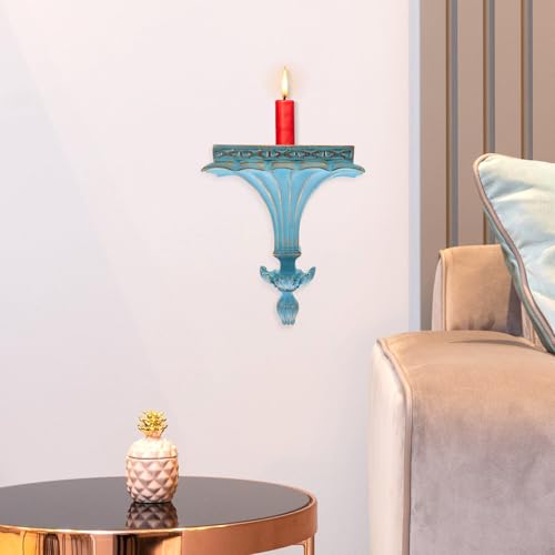 Estante flotante de resina tallada estilo europeo para una decoración de pared premium 8