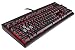 Produktbild Corsair Strafe Mechanische Gaming Tastatur (Cherry MX brown: Taktil und Leise, Rot LED Beleuchtung, QWERTZ) schwarz