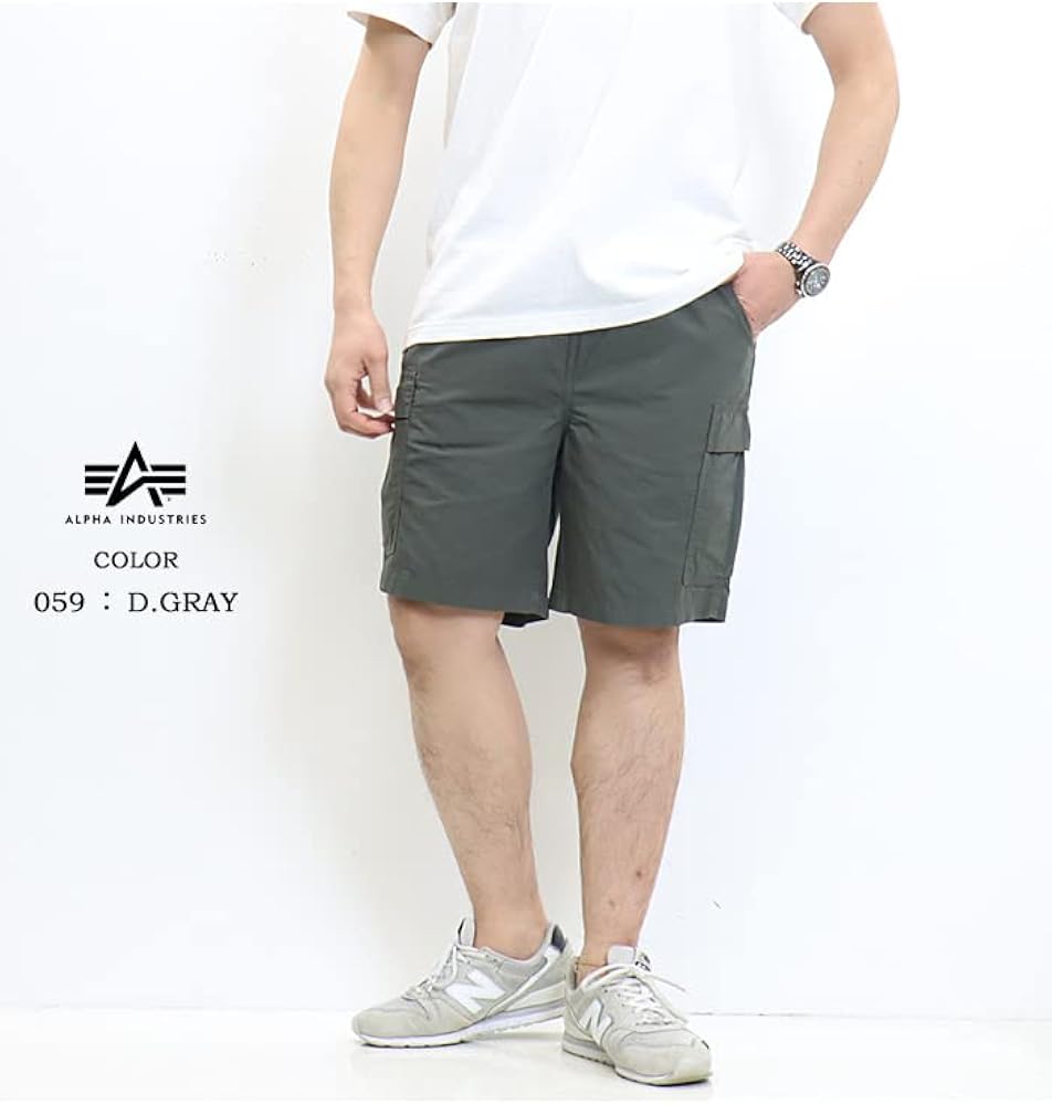 Twill Cargo Half Pants/ツイルカーゴハーフパンツ Amazon | [アルファインダストリーズ] カーゴハーフパンツ 綿麻