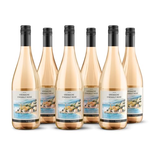 By Amazon Grenache Cinsault Pays dOc IGP Rose Wine 75cl x 6