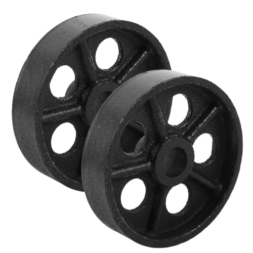 Rueda de soporte para báscula industrial de alta resistencia: pack de 2 unidades de hierro