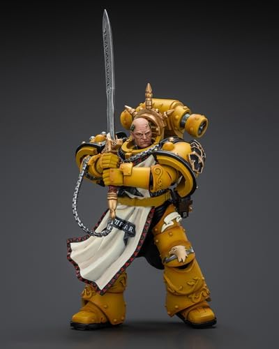 Pipigirl JoyToy 40K Genuine License 1:18 Action Figure, Imperial Fists Sigismund First Captain of The Imperial Fists, 4.92 inch Collectible Action Figures Kits — view 6