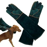 Bissfeste Schlangen-Handschuhe – Mehrzweck-Handschuhe für Haustiere, robuster Reptilienschutz, vielseitiger Schutz für Hunde, Katzen, Vögel, Eidechsen, robuste Tierpflege, Baden, Schweißen Baumarkt