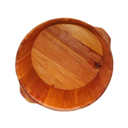 Balde de madera para spa de pies y masaje en casa miniatura 2
