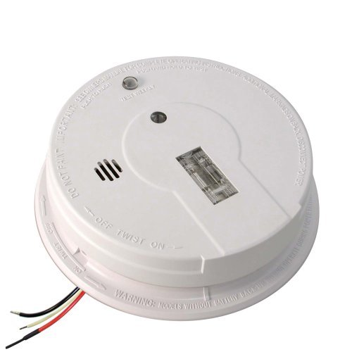 Kidde i12080 Hardwired Smoke Alarm with Exit Light and Battery Backup by Kidde