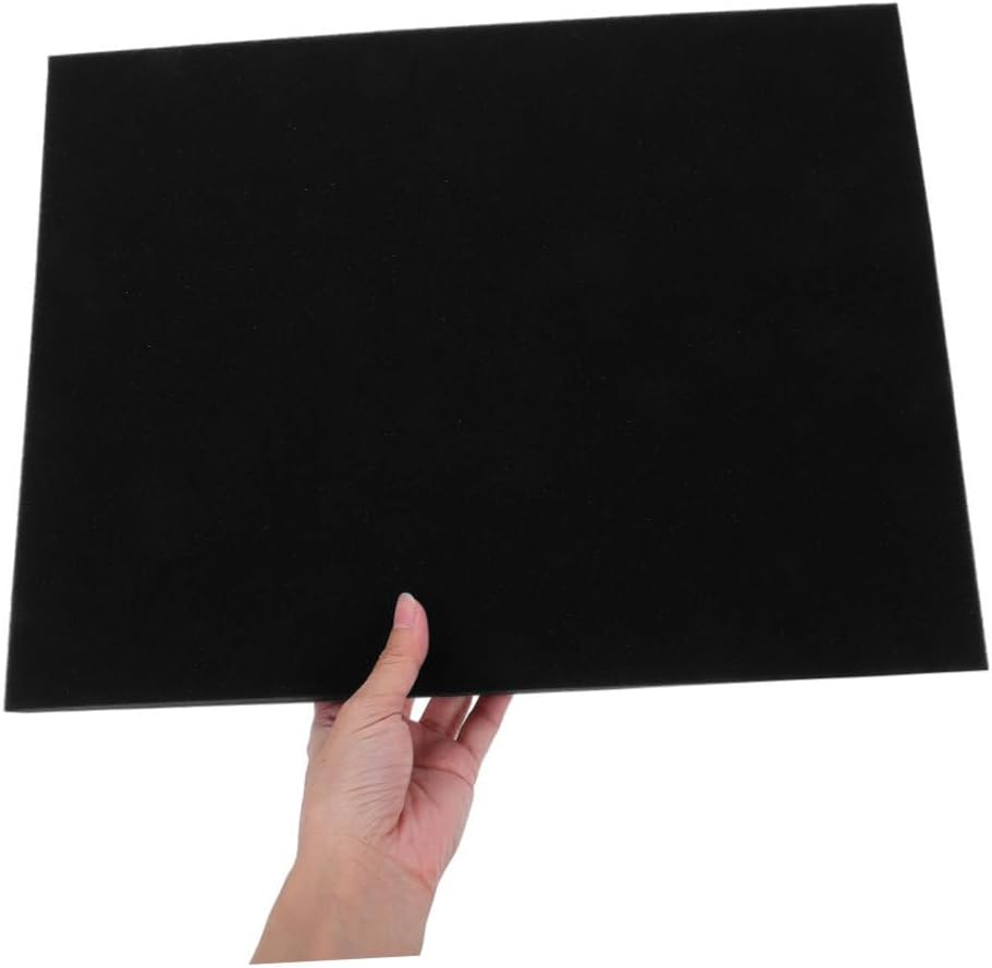 4pcs Black Packing Foam Insert Sheets 405x305x25mm Protective Foam Padding for Shipping Boxes Cushioning for Mailing and Packaging Supplies