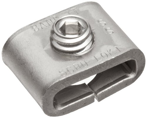 BAND-IT C72699 201 Stainless Steel Scru-Lokt Style Buckle, 3/4