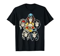 Official Licensed Bravado Guns N' Roses Skull Heads Official Guns N' Roses Merchandise Lightweight, Classic fit, Double-needle sleeve and bottom hem