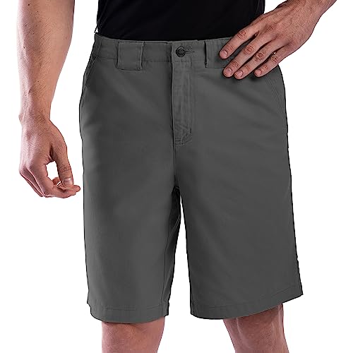 SCOTTeVEST Hidden Cargo Short for Men - 8 Hidden Pockets - Cargo for Travel & More (Gray, 34)