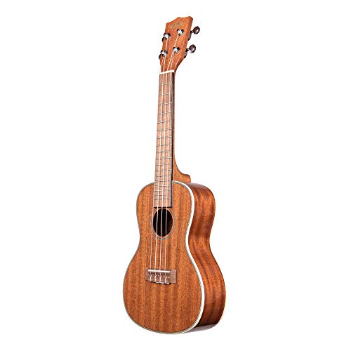 Kala KA-CG Acajou – Ukulele Concert – finition brillante (+ housse) - Les Beatles, Paul McCartney, John Lennon, RIngo Starr, George Harrison Kala KA-CG Acajou - Ukulele Concert - finition brillante (+ housse) – Image 4