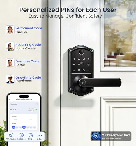 Smart biometric door lock