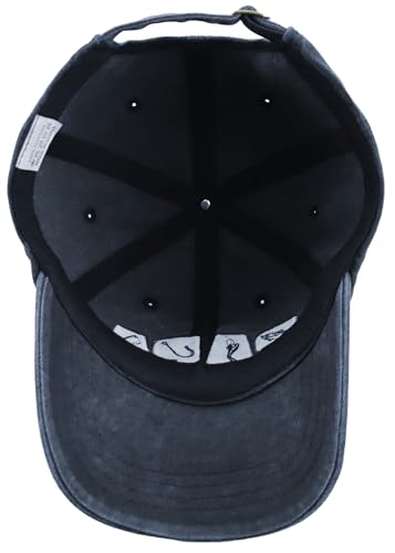 Image of Fishing Papa Hats for Men, Funny Cotton Embroidered Fishing Decor Baseball Cap for Dad Father Papa