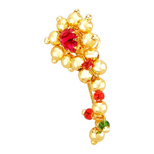 Buy Yellow Chimes Combo of 2 Pcs Gold Plated Maharashrian Style Without