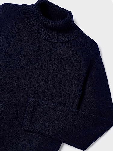 Mayoral Basic Knitting Turtleneck for Girls Navy3