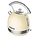 Produktbild Unbekannt Schneider SL W2 SC Retro Wasserkocher Creme 1,7 Liter 2200 Watt Edelstahl-Chrom