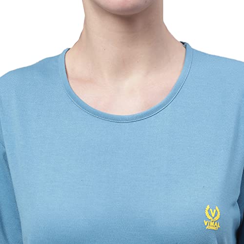 Image of Mack Jonney Women's Round Neck Cotton Printed Regular Fit T-Shirt (Pack of 2)
