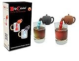 LUSTIG & & PRAKTISCH: Sparen Sie Abfall und bringen Sie ein wenig Spaß in Ihre Teezeit mit Helpcuisine! Dieses Tee-Ei ist 8,5 x 5,5 x 17 cm groß, hängt in Ihrer Tasse und ist praktisch zum Eintunken und Umrühren. Das charmante Tierdesign wird Sie sicher zum Lächeln bringen. Das Produkt ist in einer bunten Box verpackt, die sich perfekt zum Verschenken eignet.