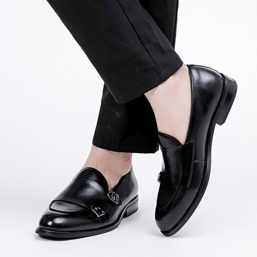 Men's Dress Shoes Leather Penny Loafers for Men Slip-On Formal Dress Loafers for Men4