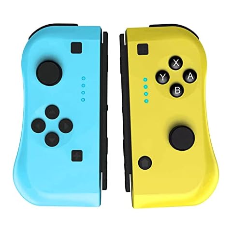 JAMSWALL Controllers for Switch, Wireless Controllers Gamepad Joystick for Switch/Switch Lite, Switch controller with Double Shock/6-Axis Gyro Blue Cover