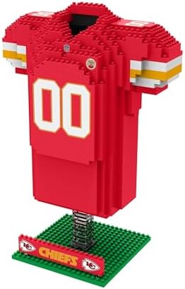 FOCO Kansas City Chiefs NFL 3D BRXLZ Jersey Puzzle