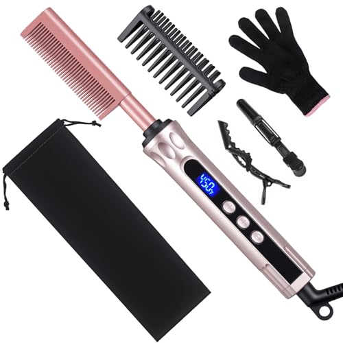 10 Best Hot Combs With Adjustable Temperature for Wigs and Natural Hair in 2026 10 Ceramic Hot Comb with 14 Heat Levels