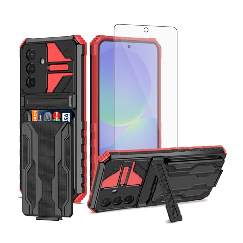 Coque Samsung Galaxy A36 5G Asuwish avec protège-écran en verre et porte-carte