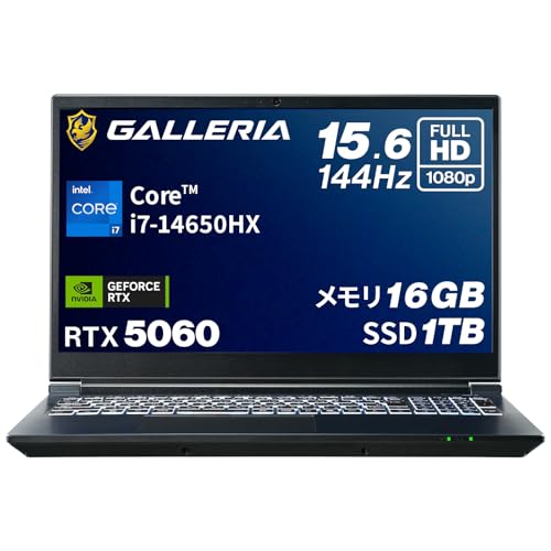 KA Q[~Om[gPC y Core i7-14650HX / RTX5060 / SSD1TB / 16GB z GALLERIA RL7C-R56-5N Windows11Home ҏW 21757-3408
