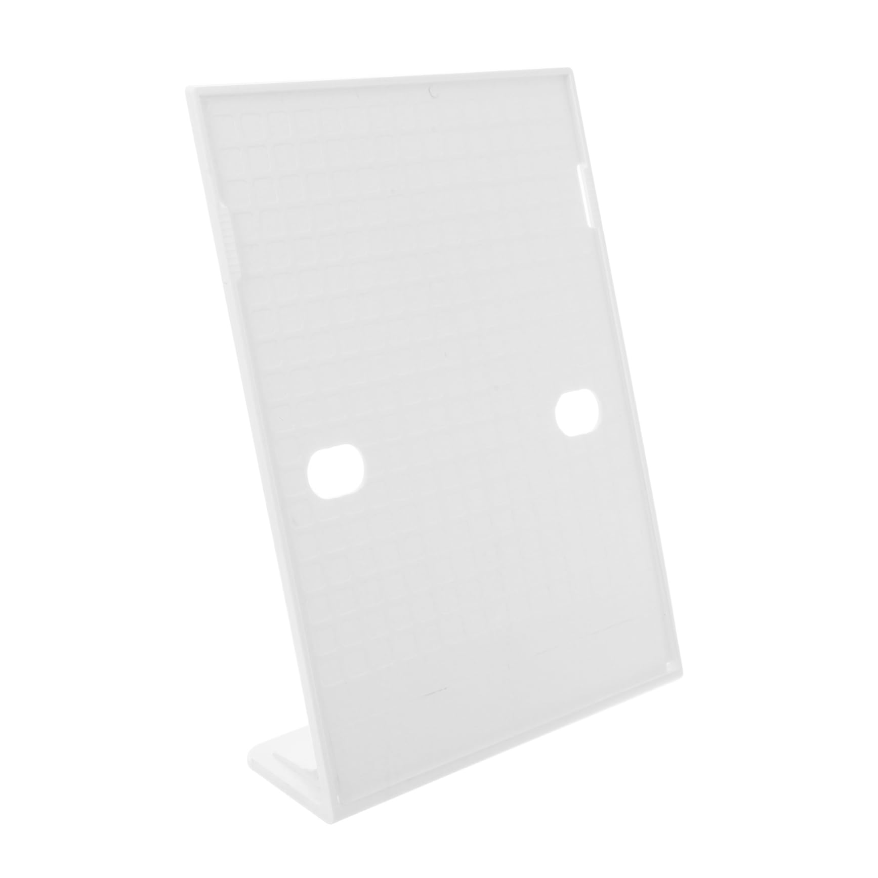 VILLFUL Plastic Sign Holder Menu Displays L Shape Sign Stand Business Card Holder Plastic Display Stand for Menu Photos Business Card (a4)