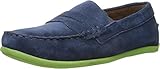 Florsheim Boy's Jasper Driver Jr. (Toddler/Little Kid/Big Kid) Blue Suede 5 Big Kid M