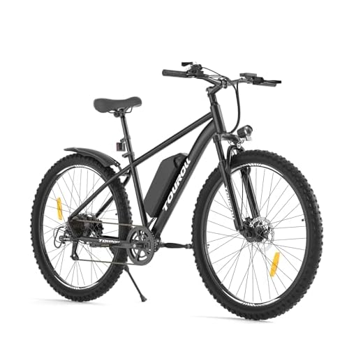 Touroll Bicicleta Eléctrica, U2,Bicicleta eléctrica de montaña para Adultos de 29 Pulgadas - Batería de 48V 15Ah, 150 km de autonomía, Frenos de Disco hidráulicos, 7 velocidades, Todoterreno/Ciudad