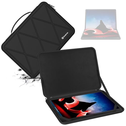 Image of Smatree Hard EVA Protective Sleeve Case Compatible for 16 inch Lenovo ThinkPad X1 PC (Unfolded), for 16 inch ASUS TUF Gaming A16 2024 FA608 Copilot+PC, 16inch Waterproof and Anti-Shock Sleeve (X8305)