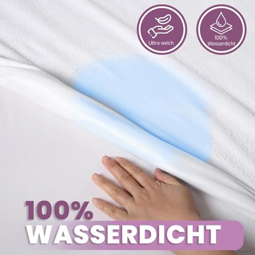 Matratzenschoner 200 x 200 Limenda mit Rundum-Gummizug