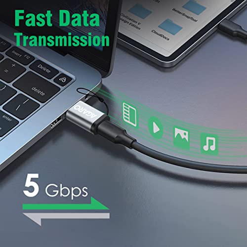 AGARO USB Type C Female to USB Male OTG Adapter, Works with Laptops