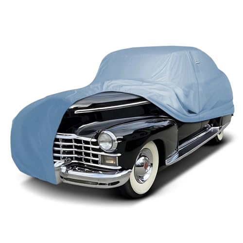 Image of iCarCover Premium Car Cover for 1941-1944 Cadillac Series 75 Heavy Duty Waterproof All-Weather Automobiles Custom Fit Indoor Outdoor UV Snow Protection Covers with Straps and Bag