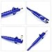 Sandfren Car Tire Valve Stem Puller, No Scratch Auto Valve Stem Remover & Installer Core Tool, Vehicle Tyre Valve Repair Tool Accessories, Universal for SUV Motorcycle Truck (Blue)