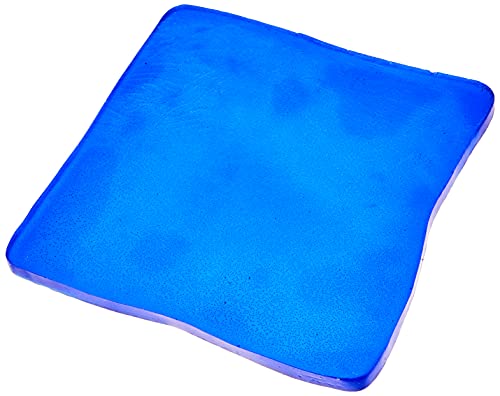 Almofada Interna em Gel para Banco de Moto, Ortho Pauher, Azul, 25 Cm X 25 Cm X 1 Cm