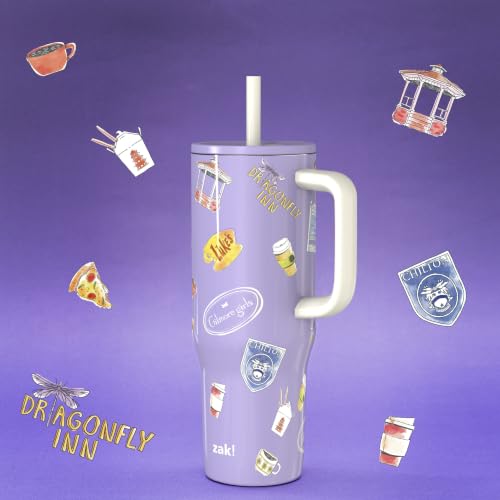 Image of Zak Designs Gilmore Girls 30 oz Spill-Proof Insulated Travel Tumbler