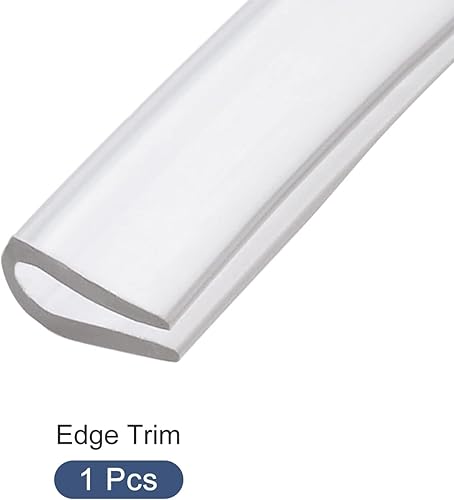 Miniatura 6 de METALLIXITY Moldes de borde (3.3 ft3.28 pies), 1 unidad, sello en U de PVC para tira de sellado de borde de 0.020-0.079 in, para sellos de ventana