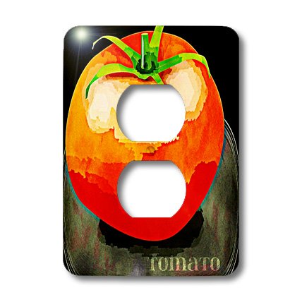Cache-prise vintage à motif tomates pour la décoration de la maison