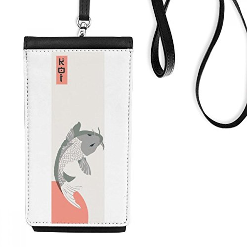 Porte-monnaie téléphone noir suspendu et pochette smartphone imitation cuir